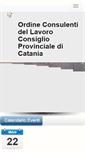 Mobile Screenshot of consulentidellavorocatania.it