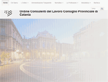 Tablet Screenshot of consulentidellavorocatania.it